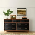 thumbnail image 7 of Alpine Furniture Belham 7 Drawer Wood Dresser in Dark Walnut (Brown), 7 of 7