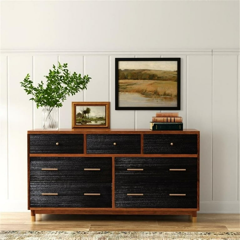 dresser with felt lined drawers Calhoun 7-Drawer Dresser