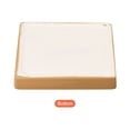 thumbnail image 4 of Unique Bargains 5' Ceramic Square Planter Saucer Flower Pot Drip Tray Coaster, Gold 2 Pack, 4 of 5