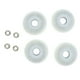 thumbnail image 2 of Luces LED Antideslizantes de 4 Piezas, Ruedas de Patinaje en Línea Intermitentes, 3 Opciones de Tamaño - 72 mm 72mm Macarena Ruedas LED Roller Skate Wheels, 2 of 8