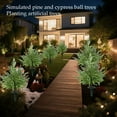 thumbnail image 5 of Minibee 2FT Topiary Cedar Shrubs – 2PCS Realistic Green Fake Bushes, Durable UV Protected Artificial Shrubs for Outdoors Porch, 5 of 10