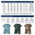 thumbnail image 7 of Kids Short Sleeve Soft Gauze Fabric Breathable Summer Set - Boy and Girl Short Sleeve T-shirt Suit, 7 of 7
