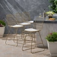 thumbnail image 5 of Hedy Outdoor 26" Seats Iron Counter Stools with Cushions (Set of 4), 5 of 6