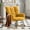 Yellow, variant on SENCHO GINSYTALIOR Nursery Rocking Chair Teddy Upholstered Glider Rocker,Rocking Accent Chair Padded Seat with High Backrest ,Solid Wood Legs for Nursery Bedroom Living Room(Yellow）