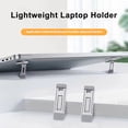 thumbnail image 3 of Visland 2 Pcs Portable Laptop Stand Compact Design Portable Anti-Slip 3 Height Adjustment Notebook Bracket Computer Holders, 3 of 8