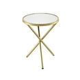 thumbnail image 3 of Simple Relax Side Table With Mirror Top, Gold Finish, 3 of 3