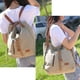 thumbnail image 5 of Bolso de mano de lona, bolso de hombro, bolso de mano para mujer, bolso de mano escolar, mochila convertible, color caqui, 5 of 5