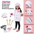 thumbnail image 5 of Born Toys Construction Worker, Gardening Costume, Chef or Baker Dress up Clothes for Kids 3-7, 5 of 7