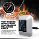 thumbnail image 5 of Termómetro digital de cocina con pantalla táctil para carne, aves, pescado, sonda de cable largo, para cocinar en sartén, horno, ahumador, barbacoa, 5 of 7