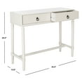 thumbnail image 5 of SAFAVIEH Aliyah Solid 2 Drawer Console Table, White, 5 of 7