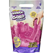 Kinetic Sand, Crystal Pink 2lb Bag of All-Natural Shimmering Play Sand