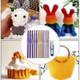 thumbnail image 3 of 1 Set Knitting Needles DIY Tools Colorful Sewing Supplies Household Accessory Weave Crochets for Sweater Clothes Scarf Slippers 006 Model, 3 of 7