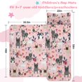 thumbnail image 5 of French Bulldog Dog Pattern with Pioneer Flower Toddler Nap Mats for Kids Preschool,Sleeping Mat Bag or Kids,Toddler Sleeping Bag,Toddler Nap Mat or Daycare, 5 of 6