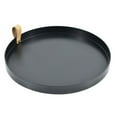 thumbnail image 4 of 1pc PU Leather Handle Tray Cosmetic Sundries Storage Plate Desktop Storage Tray, 4 of 8