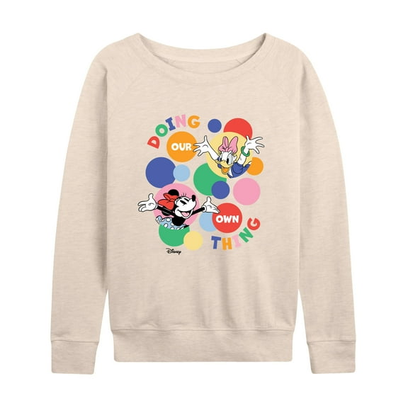 Disney - Doing Our Own Thing - Women's Lightweight French Terry Long Sleeve Shirt