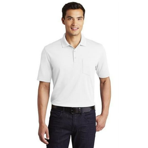 Port Authority Men's Dry Zone UV Micro-Mesh Pocket Polo
