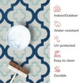 thumbnail image 5 of Well Woven Tangier 7'10" x 9'10" Indoor/Outdoor Moroccan Trellis Blue Area Rug, 5 of 10