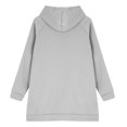 thumbnail image 6 of Sweatshirt Dress Women Split Hem Clothes Football Sweatshirts Tunic Tops Long Sleeve Tops Lounge Daily Shirts Workout Tops Basic Tees Tshirt Travel Casual Oversized Baggy Hoodie Plain Hoodies, 6 of 6