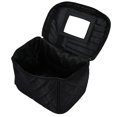 thumbnail image 2 of Bolsa de almacenamiento de herramientas cosméticas plegable portátil, bolsa organizadora de artículos de tocador de viaje con espejo, 2 of 14
