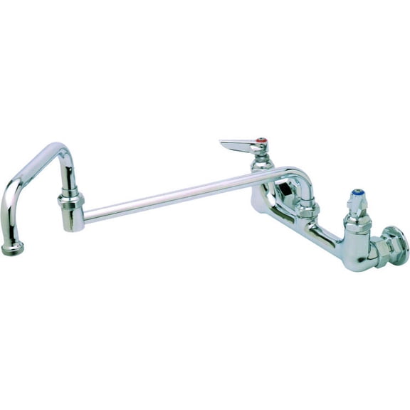 T And S Brass B-0267 19.22 GPM Wall Mounted Widespread Pot Filler - Chrome