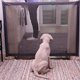 thumbnail image 1 of Valla de seguridad para mascotas con puerta mágica plegable portátil, 1 of 5