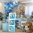 thumbnail image 4 of Caja transparente de globos con letras, decoración para fiesta de cumpleaños, boda, revelación de género, 1er cumpleaños, niño y niña, 4 of 4