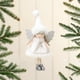 thumbnail image 5 of Decoraciones de muñecas colgantes navideñas - Muñeca Angel Girl de 7 pulgadas con alas para árbol, ventana o habitación - Adorno de tela azul, blanco o rosa, 5 of 6