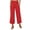Red, variant on WIZUTIZ Palazzo Pants for Women Plus Size Soft Casual Loose Wide Leg Slacks Pants Spandex Elastic High Rise Full Length Palazzo Pants Solid with Pockets Slacks Pants for Lady Business Vacation Red