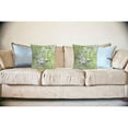 thumbnail image 2 of Betsy Drake Interiors Big Island Pond, NH Nautical Map Noncorded Indoor/Outdoor Pillow 12x12, 2 of 2