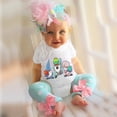 thumbnail image 5 of Odeerbi Baby Bodysuit Layette Onesie for Toddler Infant Newborn Girls Boys Easter Bunny Romper 2025 Casual Clothes White, 5 of 8