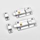 thumbnail image 3 of BESTYASH Pestillo De Puerta Compacto De Inoxidable Con Resorte Automática Color Plata, 3 of 8