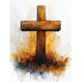 thumbnail image 1 of Qisvanset 12x16 Inch Jesus Love Quote Canvas Wall Art, Faith Decor Baptism Religious Wall Art Gift, 1 of 8