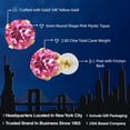 thumbnail image 2 of Gem Stone King 14K Yellow Gold Round Pink Mystic Topaz 4-Prong Women Stud Earrings (2.00 Cttw, 6MM), 2 of 4
