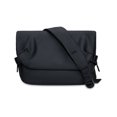 thumbnail image 1 of Un bolso de hombre negro, de 20 cm de alto × 30 cm de ancho × 7 cm de grosor. Rojo Verde, 1 of 5