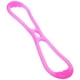 thumbnail image 3 of Banda de tensión de yoga de silicona Figura portátil multifuncional Cuerda de tracción elástica de silicona en forma de 8 Banda de resistencia de yoga para fitness (rosa), 3 of 5