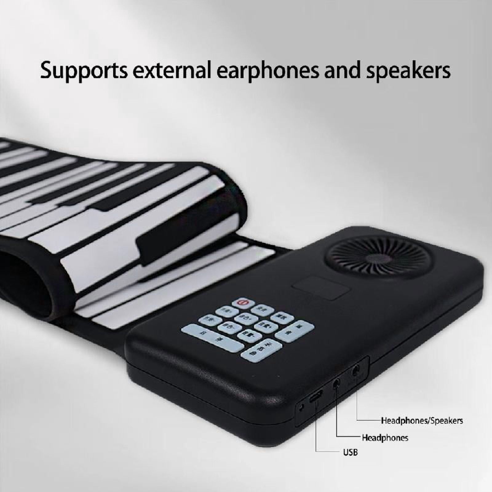 88 Key Rolls up Keyboard Foldable Electronic Piano for Beginner Kid Easy to Play