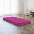 thumbnail image 5 of Pink Floral Foldable Mattress, Peony Petals, 74.8" x 35.4", Pink Pale Pink, by Ambesonne, 5 of 6