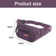 thumbnail image 2 of Riñonera deportiva de lona para hombre y mujer, informal, de un solo hombro, para exteriores, impermeable, color morado, 2 of 5