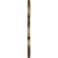 thumbnail image 4 of 29"OD x 3 5/8"ID x 1 3/8"P Flower Ceiling Medallion (Fits Canopies up to 6 1/4"), Hand-Painted Rubbed Bronze, 4 of 6