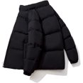 thumbnail image 3 of LinYooLi Veste Légère pour Femmes à Manches Longues Col Montant Fermeture Éclair Complète pour l'Hiver, 3 of 3