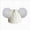 A86-White, variant on Toddler Boys Girls Kids Winter Beanie Warm Knitted Fleece Lined Ski Pom-Pom Warm Knit Hat 6-12 Months 12-24 Months 2T 3T 4T 5T 6T 7T 8T 9T Children(Black,One Size)