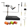thumbnail image 1 of koolsoo Rotary Fly Tying Vise Portable Lure Making Bobbin Threader Fly Tying Station, 1 of 9