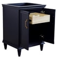 thumbnail image 5 of 24 in. Single Wooden Vanity  Blue Finish Cabinet Only, 5 of 11