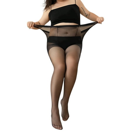 

FASHIONWT Women Stretch Skinny Tights Stockings Semi-Sheer High Waist Pantyhose