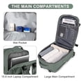 thumbnail image 4 of Women‘s Laptop Backpack Multifunctional Fashion Travel Backpack Large Capacity Travel Bag Waterproof Outdoor Backpack, 4 of 6