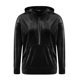 thumbnail image 3 of Sudadera con Capucha y Media Cremallera de Terciopelo para Mujer, Estilo Informal, Larga, con Bolsillos Negro XXL, 3 of 7
