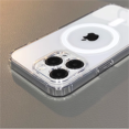 thumbnail image 5 of Official Original Soft Silicone for Magsafe Magnetic Wireless Charge Case For iPhone 16 15 14 Plus 13 12 Mini 11 Pro Max Cover Clear For iPhone 15Pro, 5 of 5