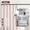 thumbnail image 4 of Tringle de Rideau de Douche - Tringle de Rideau de Douche à Ressort à Tension Réglable en Acier Inoxydable de Qualité Supérieure - Antidérapante Sans Perçage Sans Rouille pour Salle de Bain, 4 of 7