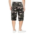 thumbnail image 2 of Men's Stretch Cotton Elastic Drawstring Waist Multi Pocket Casual Cargo Shorts (Camo, XL), 2 of 3