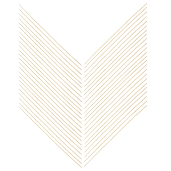 Raindrops Small Skewers Bamboo Skewers Natural Bamboo 210Pcs 11.79X0.08X0.08In